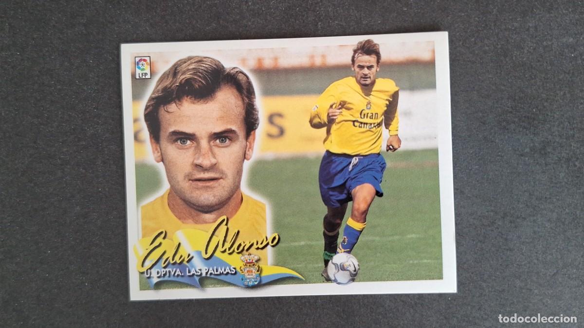 Cromos de F&uacute;tbol: L5 EDU ALONSO U. D. LAS PALMAS LIGA ESTE 2000 2001 00 01 NUNCA PEGADO SIN PEGAR