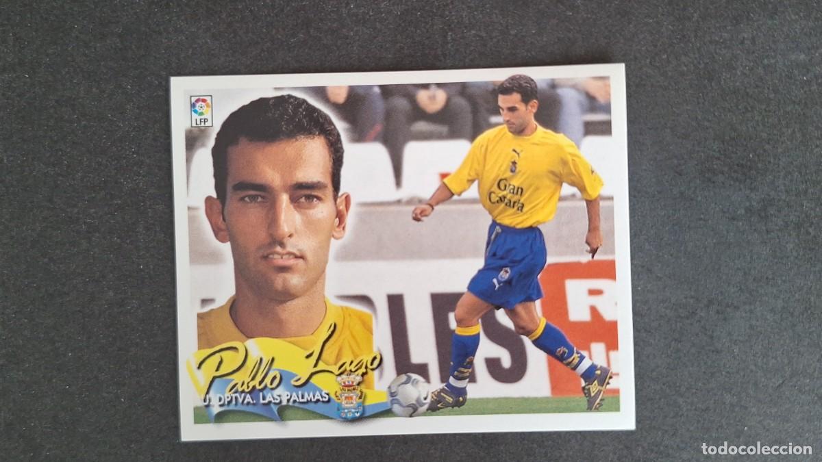 Cromos de F&uacute;tbol: L5 PABLO LAGO U. D. LAS PALMAS LIGA ESTE 2000 2001 00 01 NUNCA PEGADO SIN PEGAR