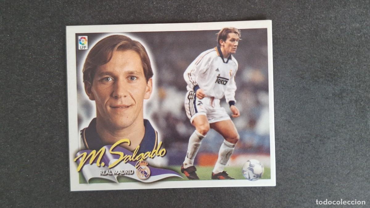 Cromos de F&uacute;tbol: L5 MICHEL SALGADO REAL MADRID LIGA ESTE 2000 2001 00 01 NUNCA PEGADO SIN PEGAR