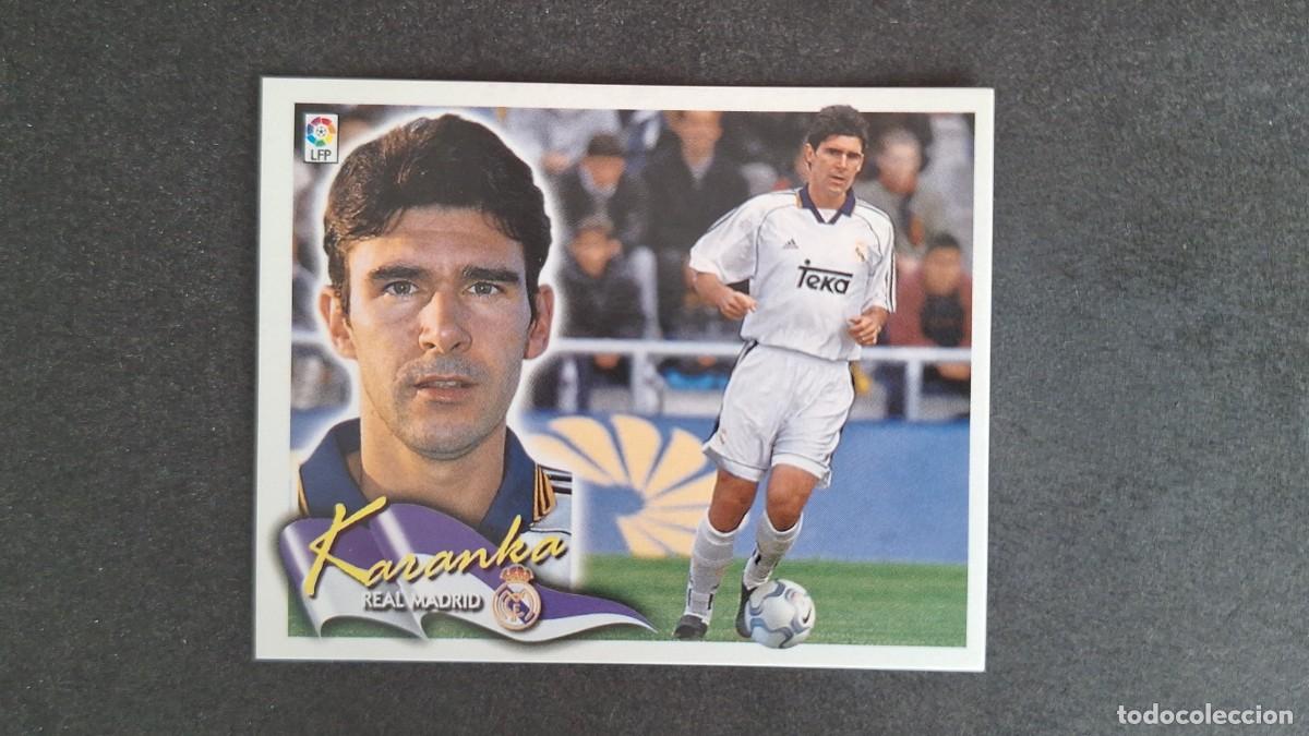 Cromos de F&uacute;tbol: L5 KARANKA REAL MADRID LIGA ESTE 2000 2001 00 01 NUNCA PEGADO SIN PEGAR