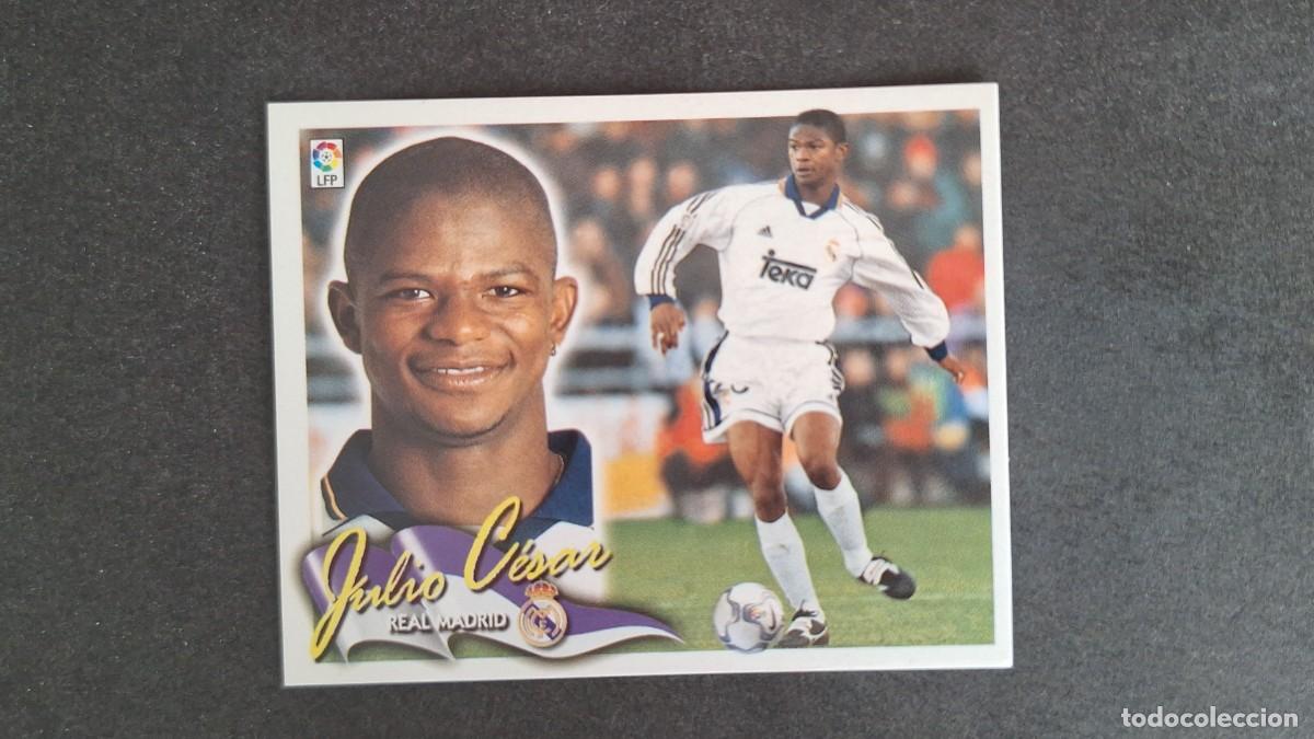 Cromos de F&uacute;tbol: L5 JULIO CESAR REAL MADRID LIGA ESTE 2000 2001 00 01 NUNCA PEGADO SIN PEGAR