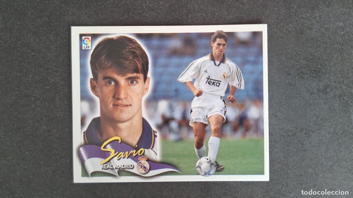 Cromos de F&uacute;tbol: L5 SAVIO REAL MADRID LIGA ESTE 2000 2001 00 01 NUNCA PEGADO SIN PEGAR