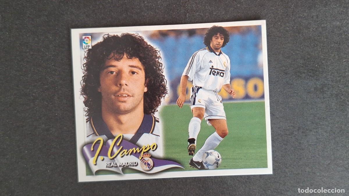 Cromos de F&uacute;tbol: L5 IVAN CAMPO REAL MADRID LIGA ESTE 2000 2001 00 01 NUNCA PEGADO SIN PEGAR