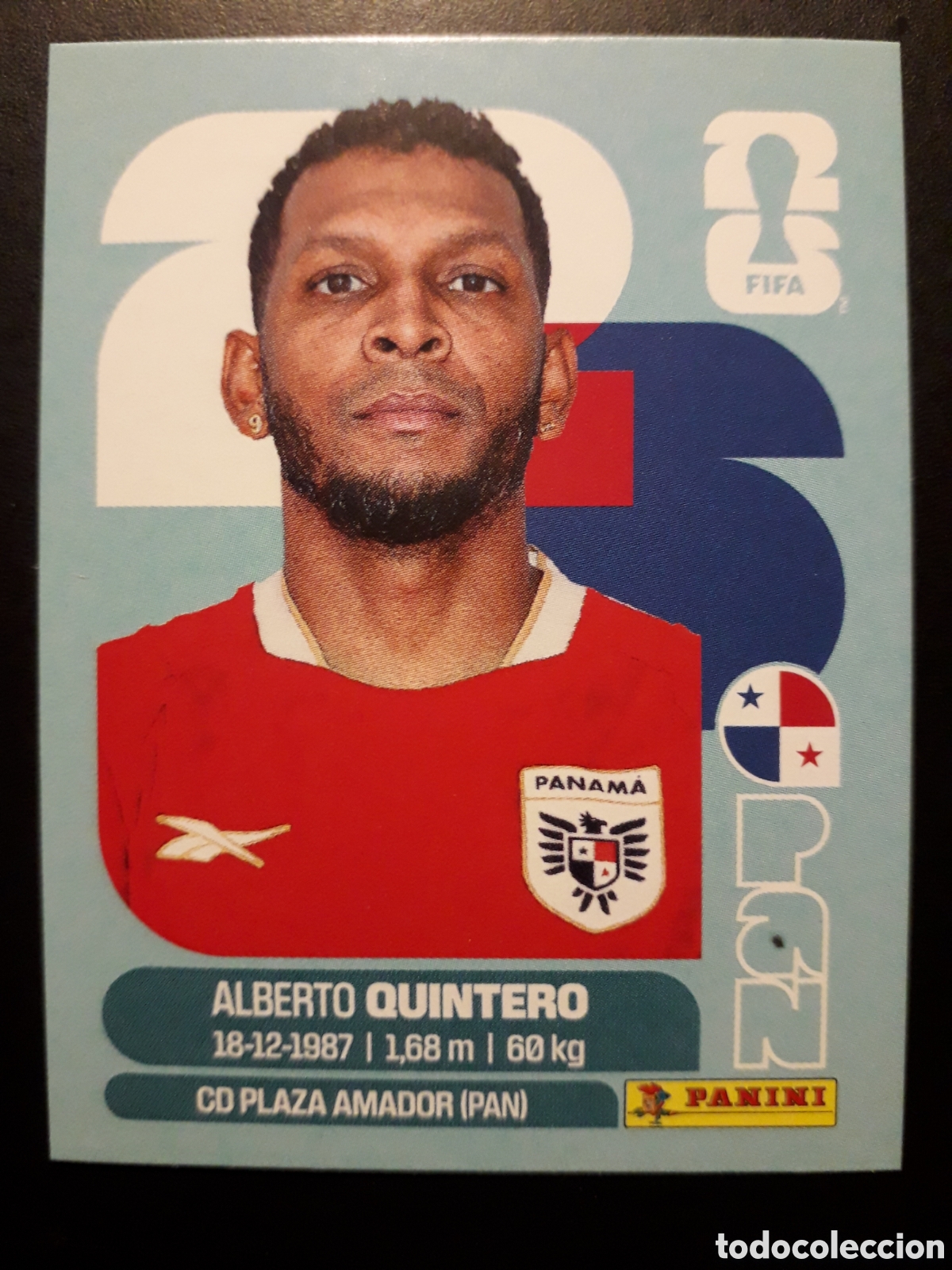 Cromos de F&uacute;tbol: QUINTERO PANAM&Aacute; PAN 20 MUNDIAL F&Uacute;TBOL 2026 FIFA WORLD CUP PANINI SIN PEGAR PEDIDO M&Iacute;NIMO 3&euro;.
