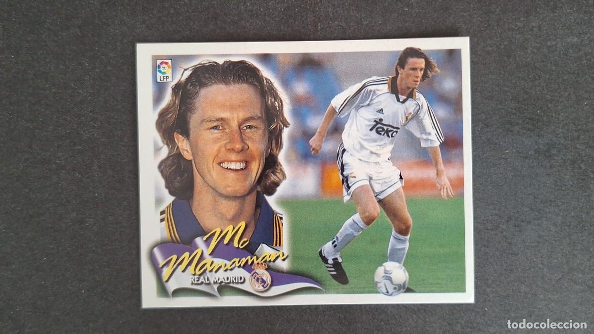 Cromos de F&uacute;tbol: L5 McMANAMAN REAL MADRID LIGA ESTE 2000 2001 00 01 NUNCA PEGADO SIN PEGAR