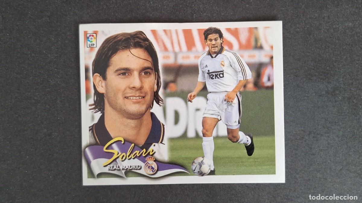 Cromos de F&uacute;tbol: L5 SOLARI REAL MADRID LIGA ESTE 2000 2001 00 01 NUNCA PEGADO SIN PEGAR