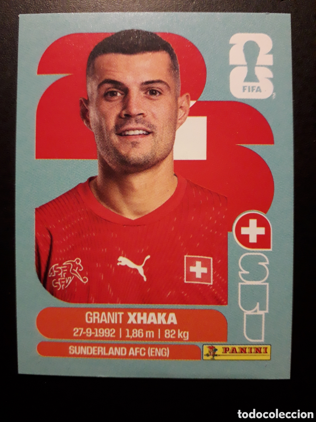 Cromos de F&uacute;tbol: XHAKA SUIZA SUI 9 MUNDIAL F&Uacute;TBOL 2026 FIFA WORLD CUP PANINI SIN PEGAR PEDIDO M&Iacute;NIMO 3&euro;