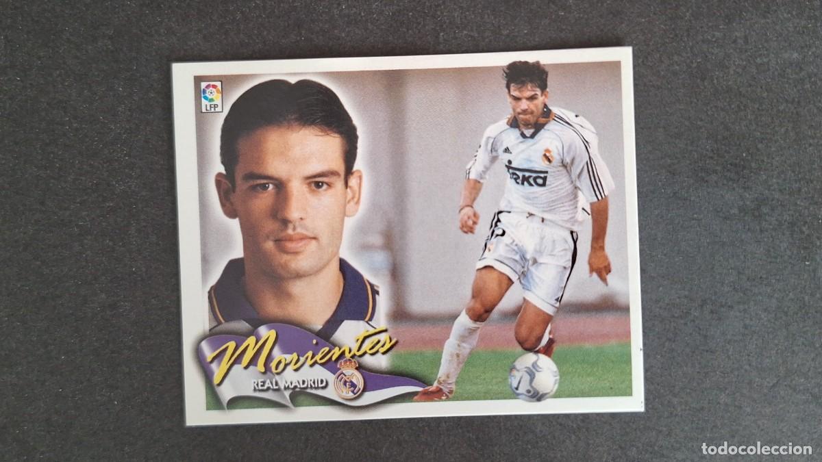 Cromos de F&uacute;tbol: L5 MORIENTES REAL MADRID LIGA ESTE 2000 2001 00 01 NUNCA PEGADO SIN PEGAR