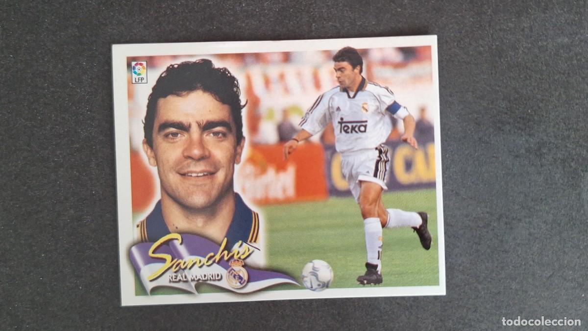 Cromos de F&uacute;tbol: L5 SANCHIS REAL MADRID LIGA ESTE 2000 2001 00 01 NUNCA PEGADO SIN PEGAR