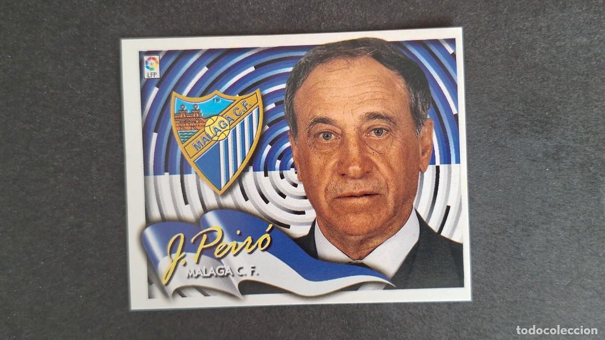 Cromos de F&uacute;tbol: L5 J. PEIRO ENTRENADOR MALAGA C. F. LIGA ESTE 2000 2001 00 01 NUNCA PEGADO SIN PEGAR