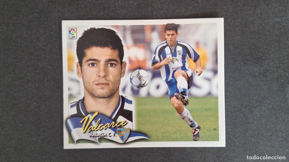 Cromos de F&uacute;tbol: L5 VALCARCE MALAGA C. F. LIGA ESTE 2000 2001 00 01 NUNCA PEGADO SIN PEGAR