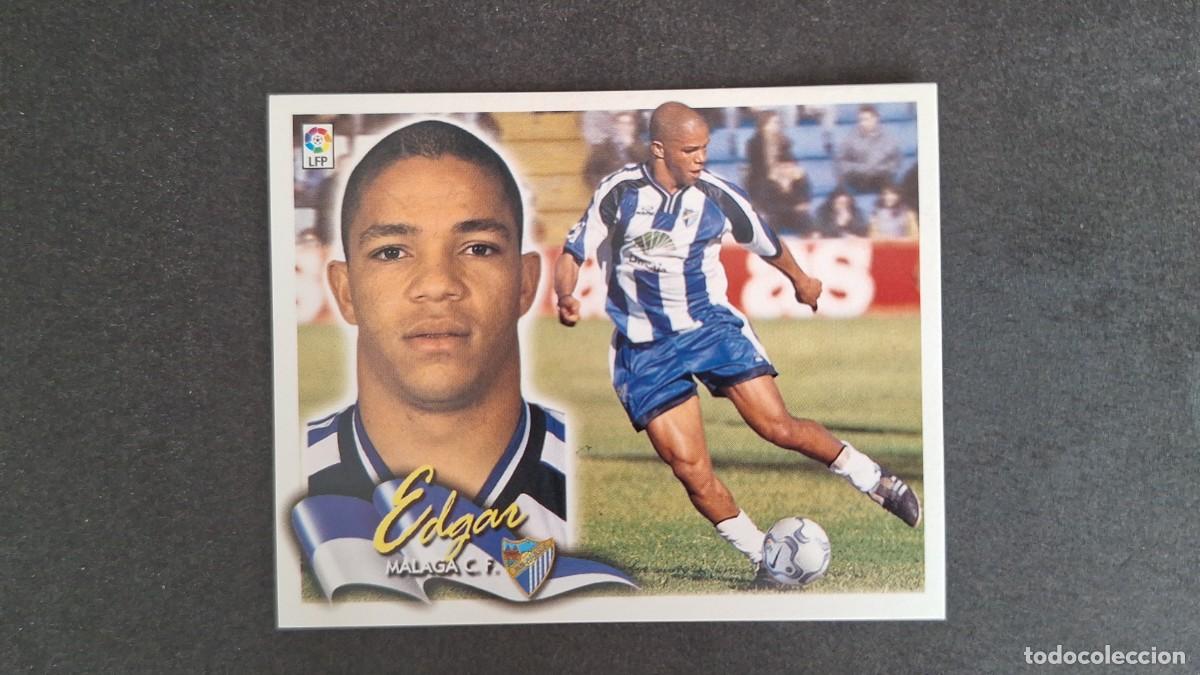 Cromos de F&uacute;tbol: L5 EDGAR MALAGA C. F. LIGA ESTE 2000 2001 00 01 NUNCA PEGADO SIN PEGAR