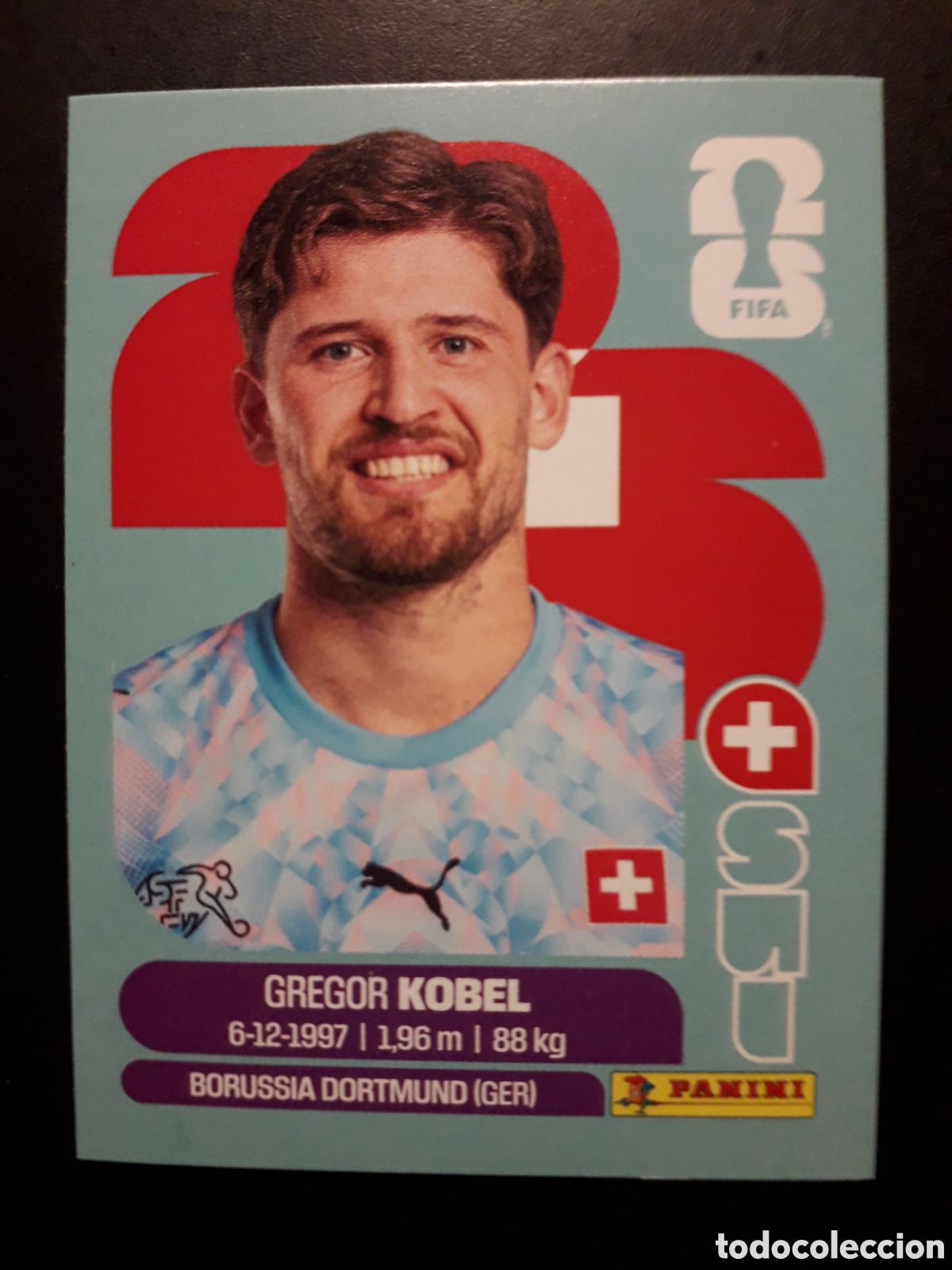 Cromos de F&uacute;tbol: KOBEL SUIZA SUI 2 MUNDIAL F&Uacute;TBOL 2026 FIFA WORLD CUP PANINI SIN PEGAR PEDIDO M&Iacute;NIMO 3&euro;.