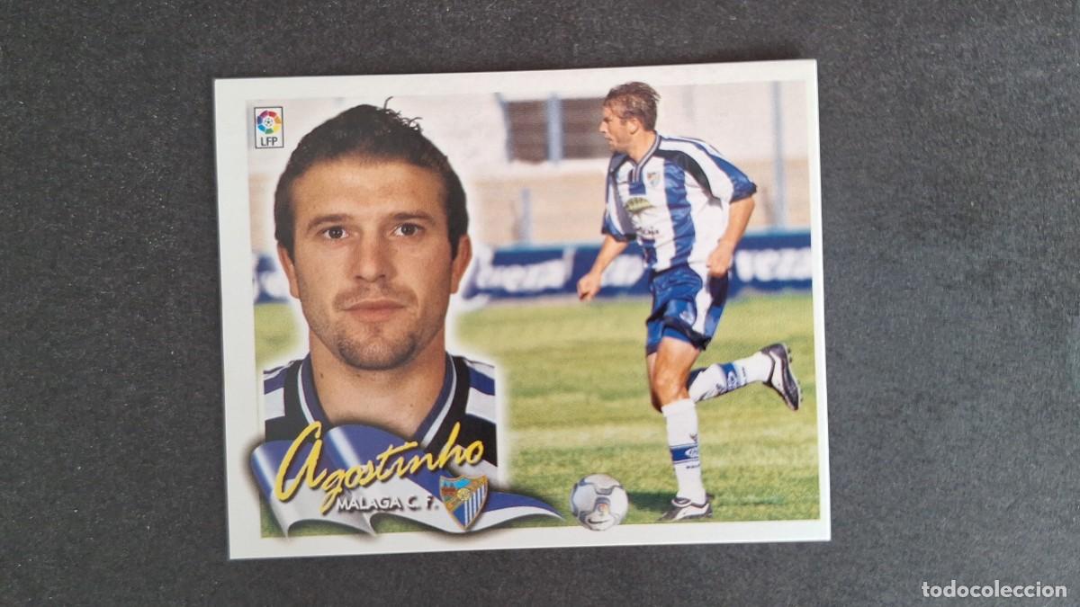 Cromos de F&uacute;tbol: L5 AGOSTINHO MALAGA C. F. LIGA ESTE 2000 2001 00 01 NUNCA PEGADO SIN PEGAR