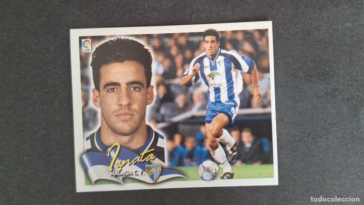 Cromos de F&uacute;tbol: L5 IZNATA MALAGA C. F. LIGA ESTE 2000 2001 00 01 NUNCA PEGADO SIN PEGAR