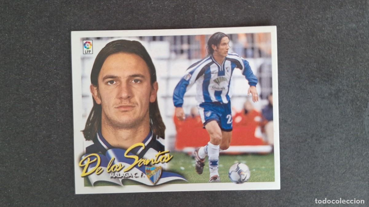 Cromos de F&uacute;tbol: L5 DE LOS SANTOS MALAGA C. F. LIGA ESTE 2000 2001 00 01 NUNCA PEGADO SIN PEGAR