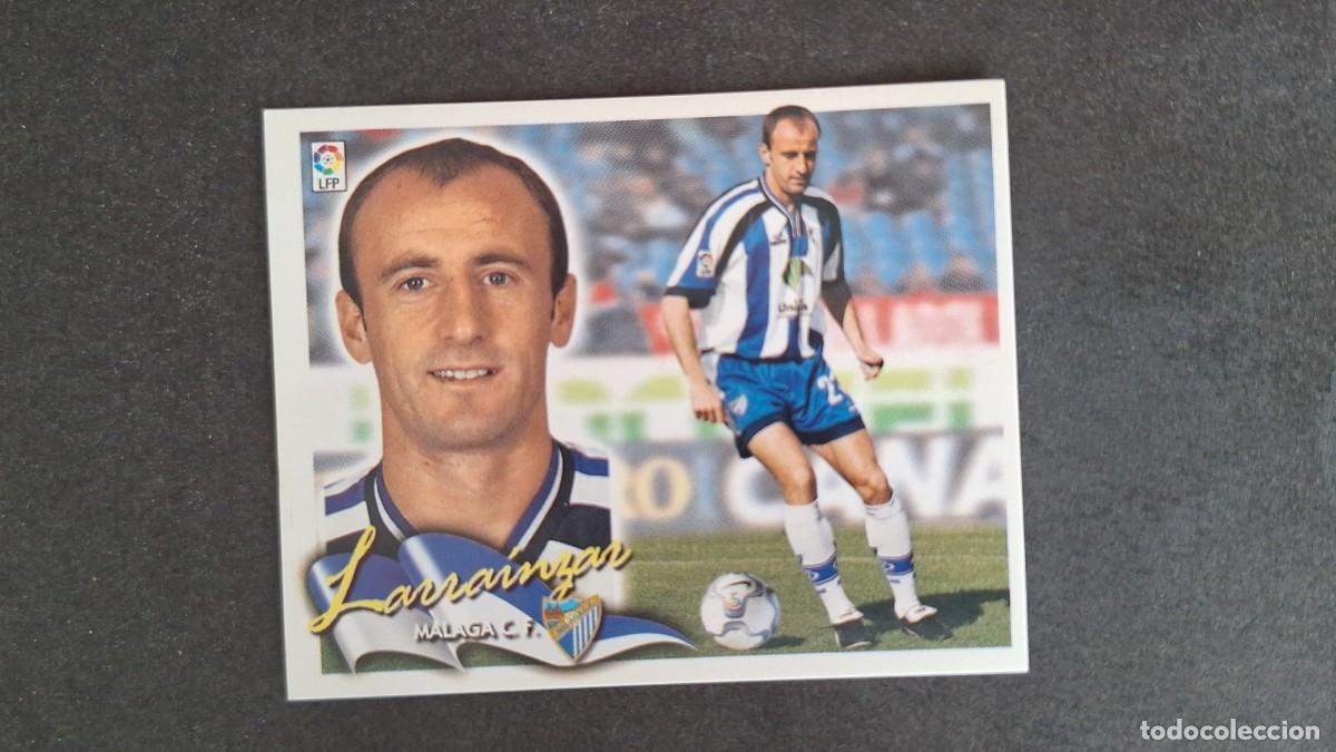 Cromos de F&uacute;tbol: L5 LARRAINZAR MALAGA C. F. LIGA ESTE 2000 2001 00 01 NUNCA PEGADO SIN PEGAR