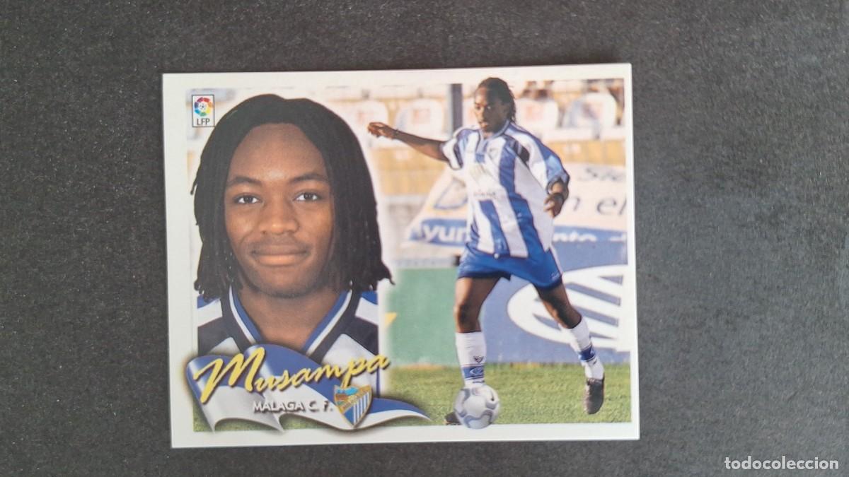 Cromos de F&uacute;tbol: L5 MUSAMPA MALAGA C. F. LIGA ESTE 2000 2001 00 01 NUNCA PEGADO SIN PEGAR