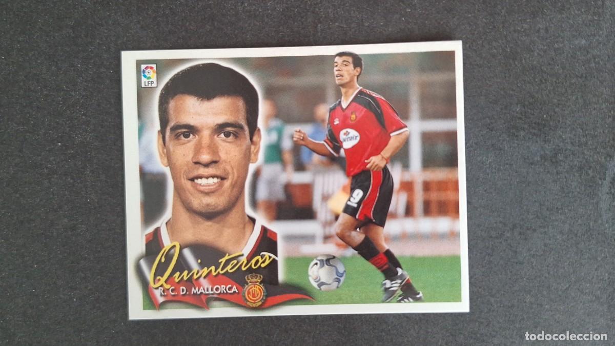 Cromos de F&uacute;tbol: L5 QUINTEROS R. C. D. MALLORCA LIGA ESTE 2000 2001 00 01 NUNCA PEGADO SIN PEGAR
