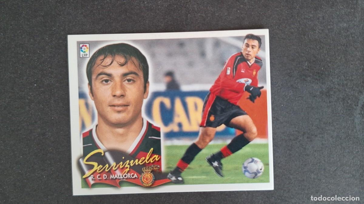 Cromos de F&uacute;tbol: L5 SERRIZUELA R. C. D. MALLORCA LIGA ESTE 2000 2001 00 01 NUNCA PEGADO SIN PEGAR