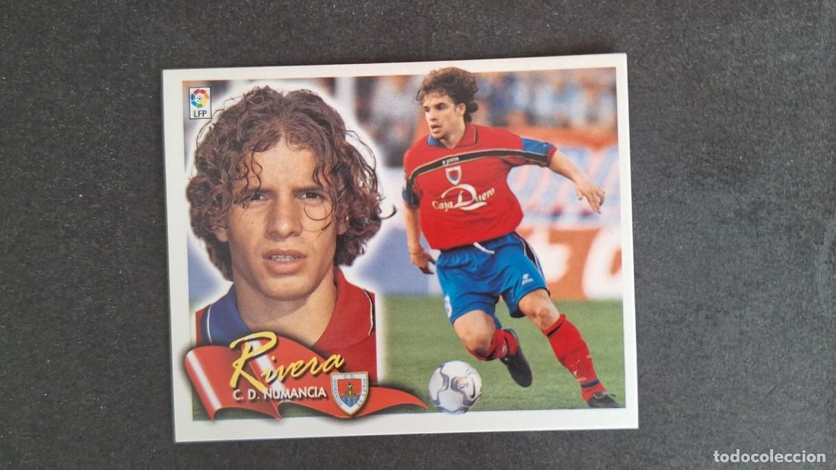 Cromos de F&uacute;tbol: L5 RIVERA C. D. NUMANCIA LIGA ESTE 2000 2001 00 01 NUNCA PEGADO SIN PEGAR