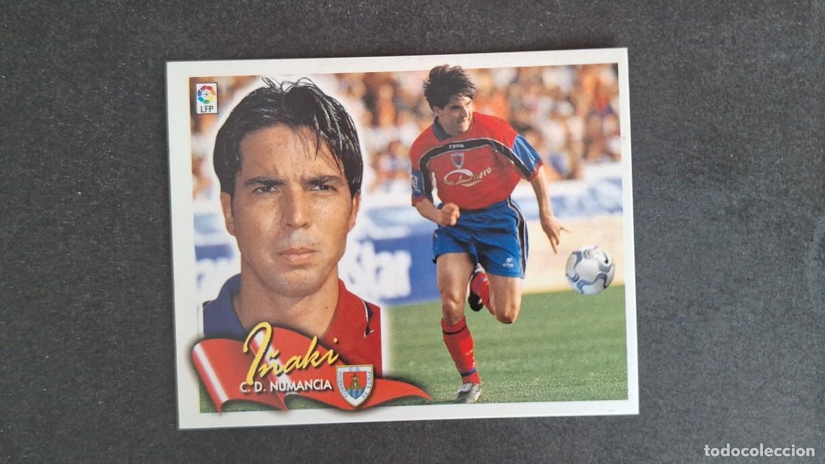 Cromos de F&uacute;tbol: L5 I&Ntilde;AKI C. D. NUMANCIA LIGA ESTE 2000 2001 00 01 NUNCA PEGADO SIN PEGAR
