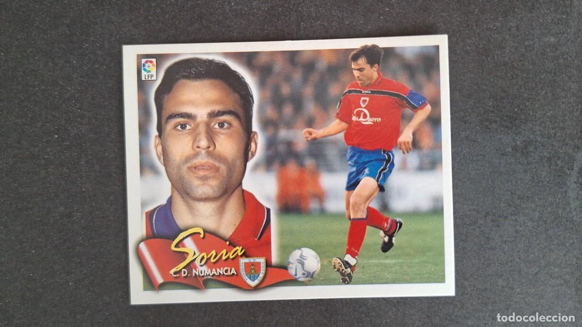 Cromos de F&uacute;tbol: L5 SORIA C. D. NUMANCIA LIGA ESTE 2000 2001 00 01 NUNCA PEGADO SIN PEGAR