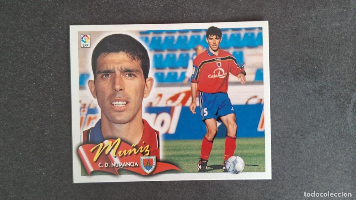 Cromos de F&uacute;tbol: L5 MU&Ntilde;IZ C. D. NUMANCIA LIGA ESTE 2000 2001 00 01 NUNCA PEGADO SIN PEGAR