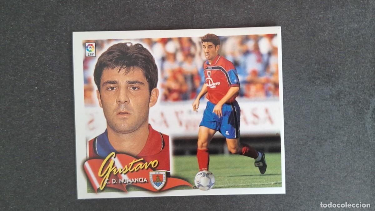 Cromos de F&uacute;tbol: L5 GUSTAVO C. D. NUMANCIA LIGA ESTE 2000 2001 00 01 NUNCA PEGADO SIN PEGAR