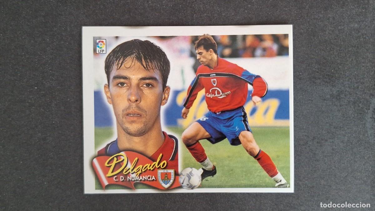 Cromos de F&uacute;tbol: L5 DELGADO C. D. NUMANCIA LIGA ESTE 2000 2001 00 01 NUNCA PEGADO SIN PEGAR