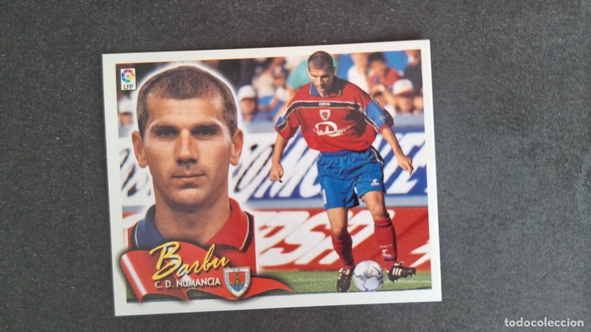 Cromos de F&uacute;tbol: L5 BARBU C. D. NUMANCIA LIGA ESTE 2000 2001 00 01 NUNCA PEGADO SIN PEGAR
