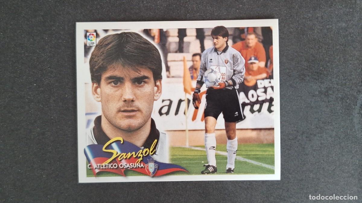 Cromos de F&uacute;tbol: L5 SANZOL C. A. OSASUNA LIGA ESTE 2000 2001 00 01 NUNCA PEGADO SIN PEGAR