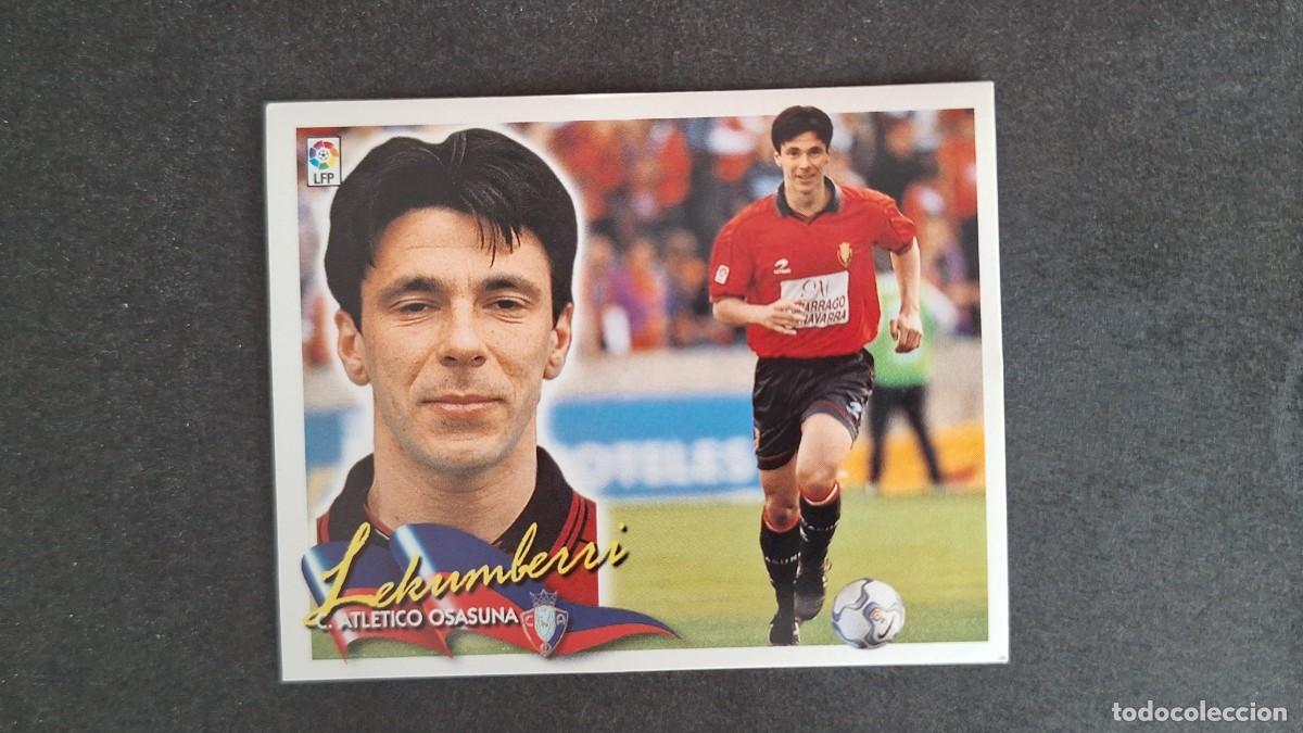 Cromos de F&uacute;tbol: L5 LEKUMBERRI C. A. OSASUNA LIGA ESTE 2000 2001 00 01 NUNCA PEGADO SIN PEGAR