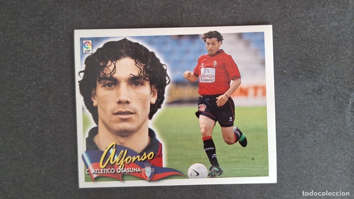 Cromos de F&uacute;tbol: L5 ALFONSO C. A. OSASUNA LIGA ESTE 2000 2001 00 01 NUNCA PEGADO SIN PEGAR