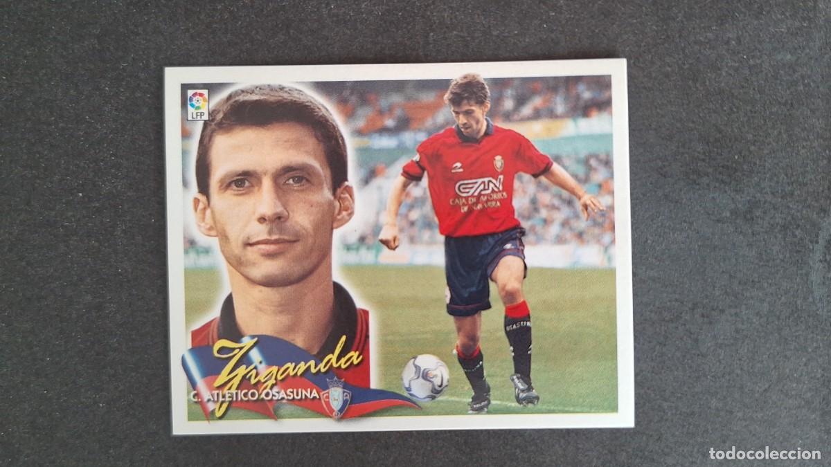 Cromos de F&uacute;tbol: L5 ZIGANDA C. A. OSASUNA LIGA ESTE 2000 2001 00 01 NUNCA PEGADO SIN PEGAR