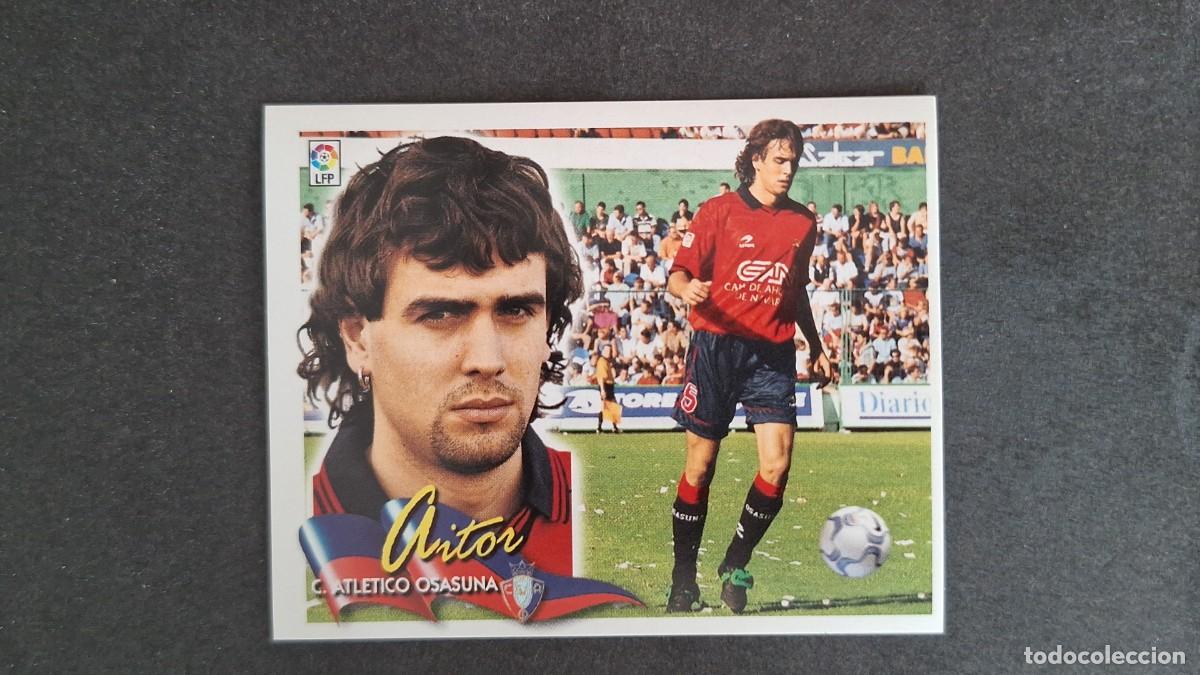 Cromos de F&uacute;tbol: L5 AITOR C. A. OSASUNA LIGA ESTE 2000 2001 00 01 NUNCA PEGADO SIN PEGAR
