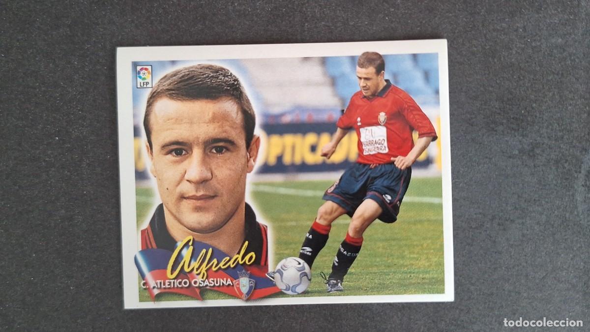 Cromos de F&uacute;tbol: L5 ALFREDO C. A. OSASUNA LIGA ESTE 2000 2001 00 01 NUNCA PEGADO SIN PEGAR