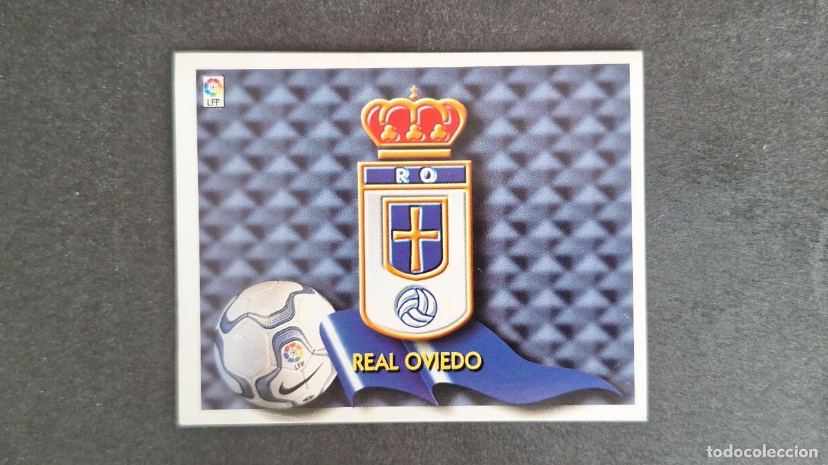 Cromos de F&uacute;tbol: L5 ESCUDO REAL OVIEDO LIGA ESTE 2000 2001 00 01 NUNCA PEGADO SIN PEGAR