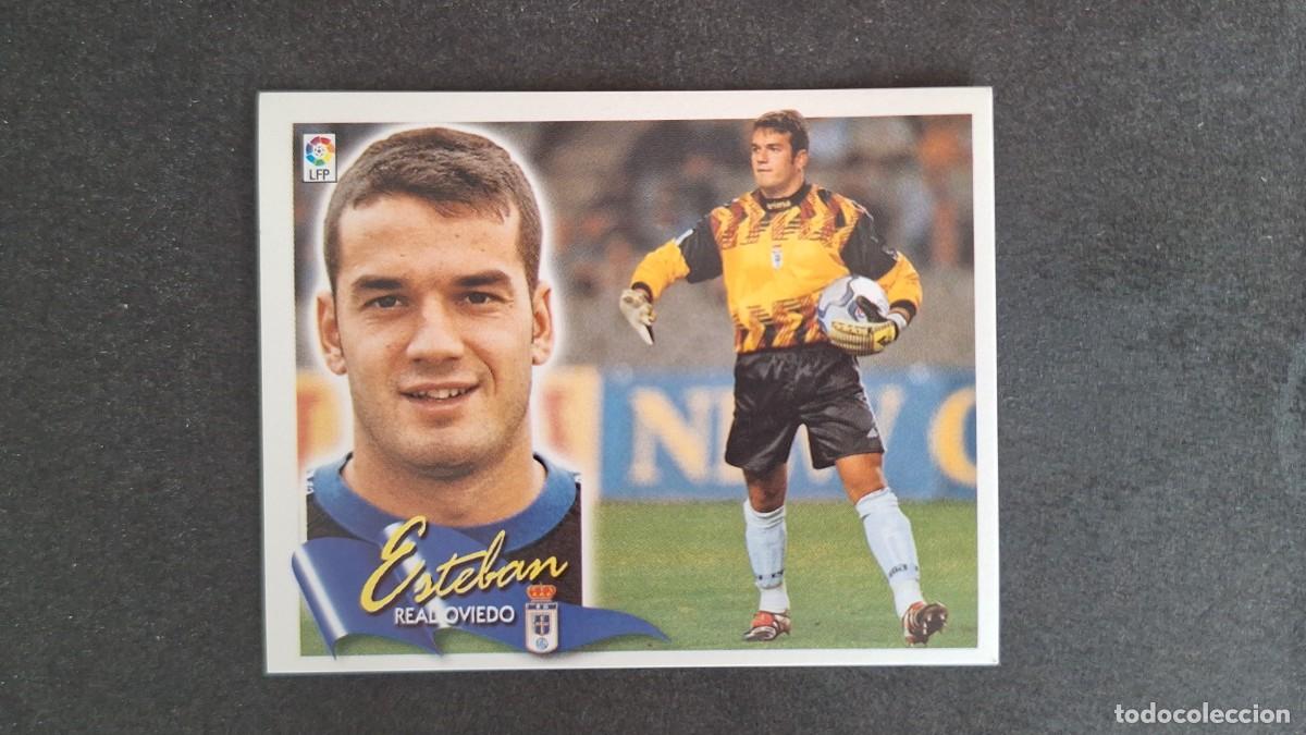 Cromos de F&uacute;tbol: L5 ESTEBAN REAL OVIEDO LIGA ESTE 2000 2001 00 01 NUNCA PEGADO SIN PEGAR