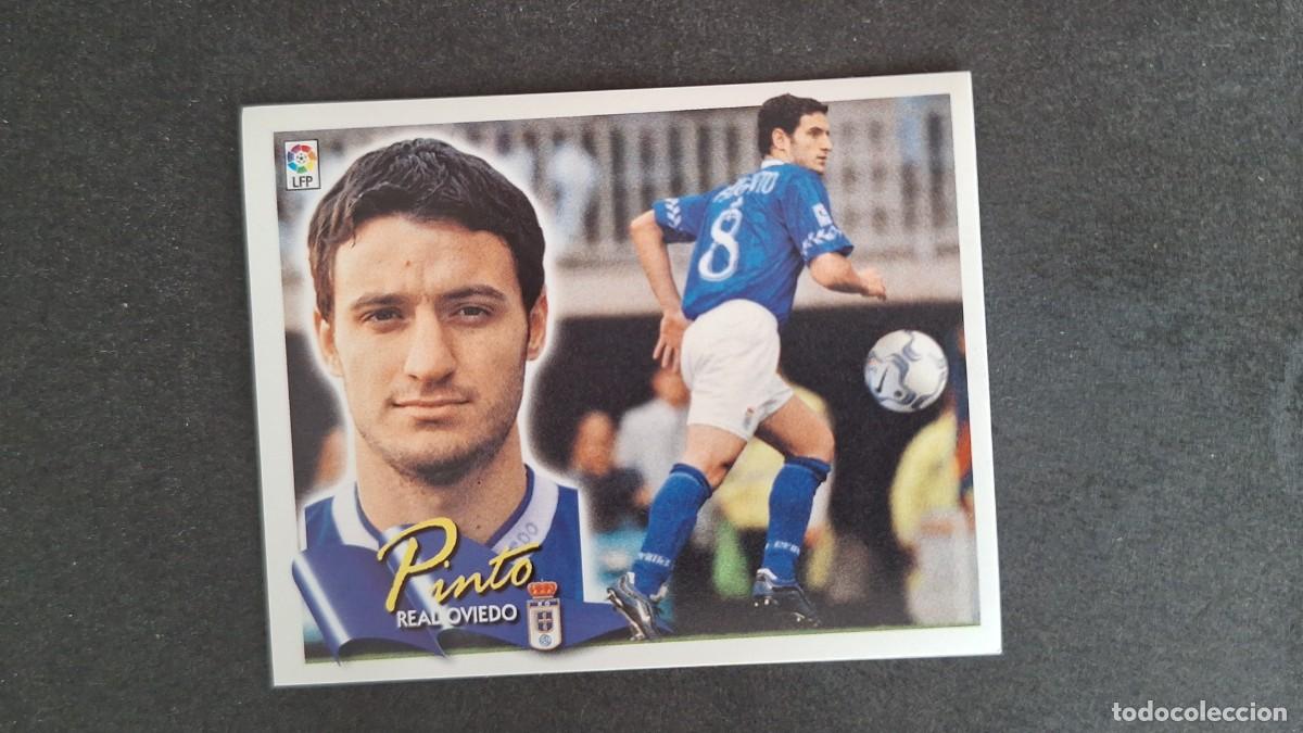 Cromos de F&uacute;tbol: L5 PINTO REAL OVIEDO LIGA ESTE 2000 2001 00 01 NUNCA PEGADO SIN PEGAR