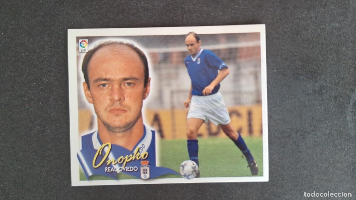 Cromos de F&uacute;tbol: L5 ONOPKO REAL OVIEDO LIGA ESTE 2000 2001 00 01 NUNCA PEGADO SIN PEGAR