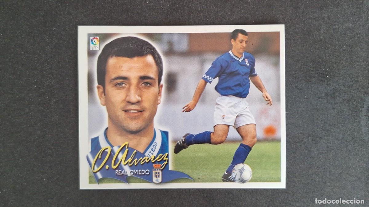 Cromos de F&uacute;tbol: L5 O. ALVAREZ REAL OVIEDO LIGA ESTE 2000 2001 00 01 NUNCA PEGADO SIN PEGAR