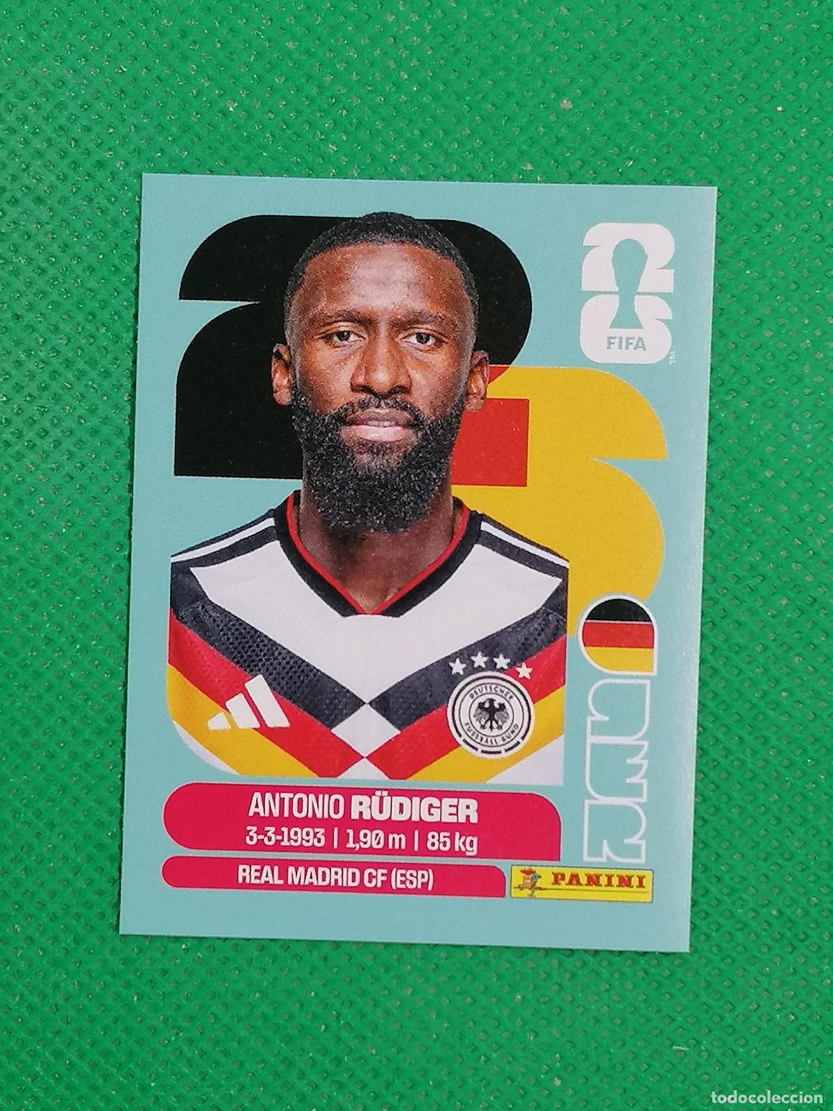 Cromos de F&uacute;tbol: GER 6 GER6 ANTONIO RUDIGER ALEMANIA ⚽ PANINI FIFA MUNDIAL WORLD CUP 26 2026 STICKER ⚽
