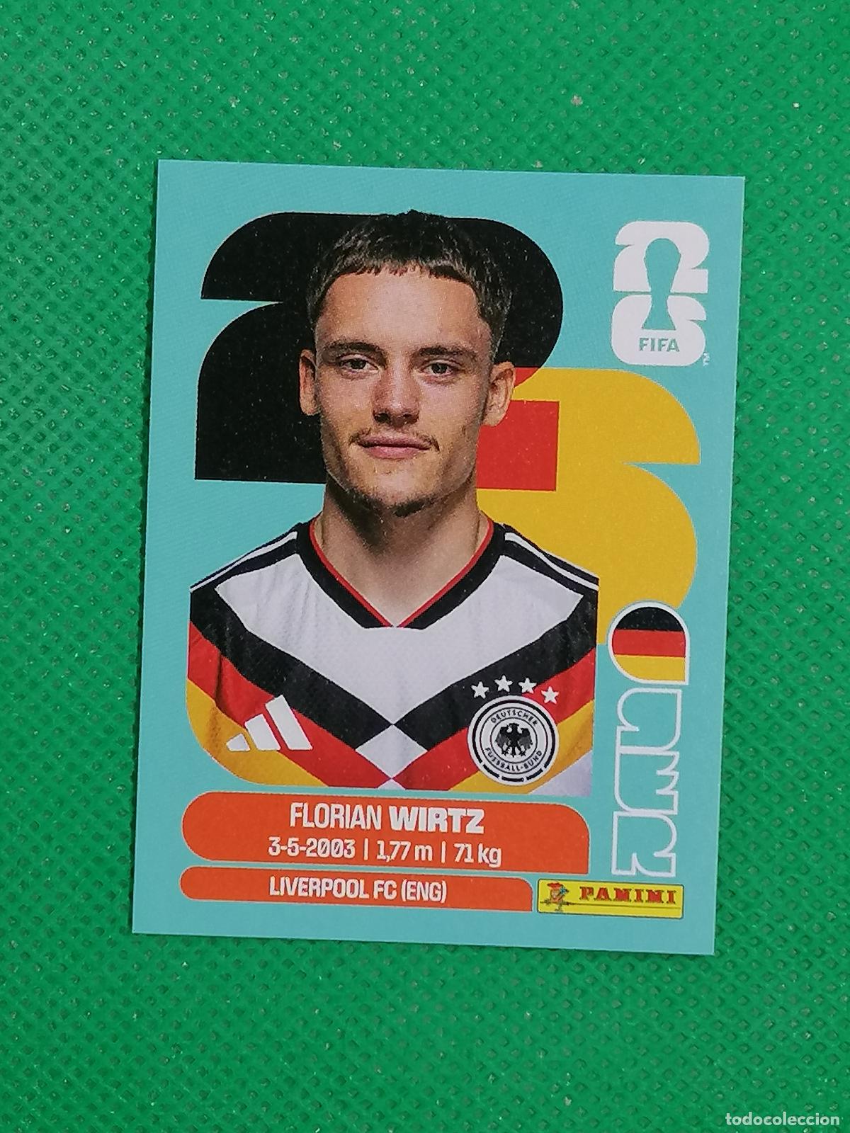 Cromos de F&uacute;tbol: GER 11 GER11 FLORIAN WIRTZ ALEMANIA ⚽ PANINI FIFA MUNDIAL WORLD CUP 26 2026 STICKER ⚽
