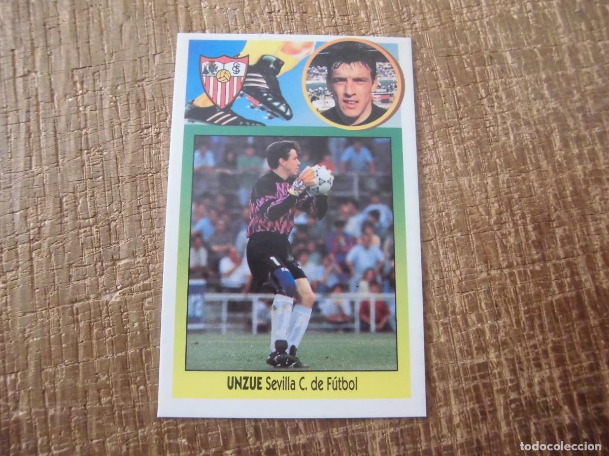 Cromos de F&uacute;tbol: UNZU&Eacute; SEVILLA LIGA 93-94 EDICIONES ESTE CROMO CART&Oacute;N RECUPERADO