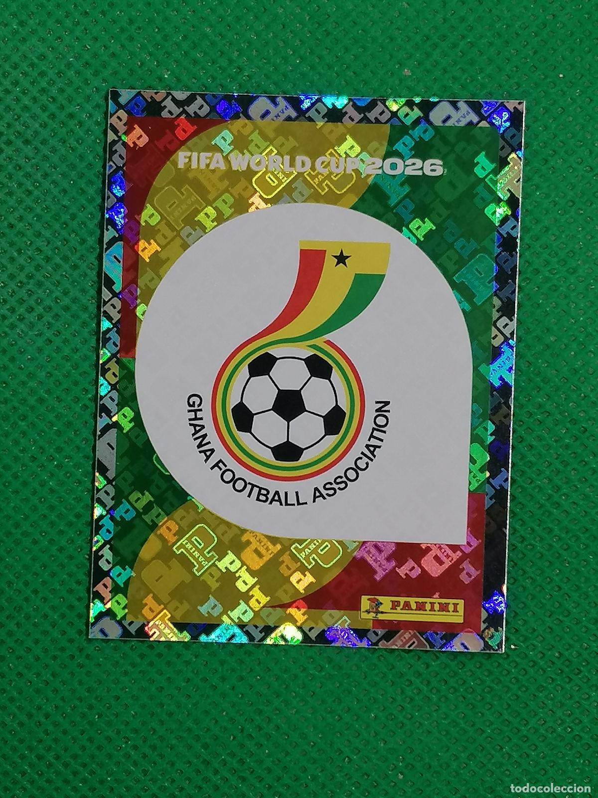 Cromos de F&uacute;tbol: GHA 1 GHA1 ESCUDO GHANA ⚽ PANINI FIFA MUNDIAL WORLD CUP 26 2026 STICKER ⚽