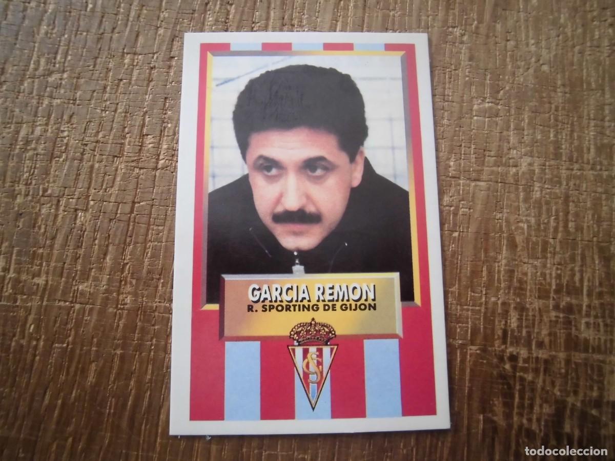 Cromos de F&uacute;tbol: ENTRENADOR GARC&Iacute;A REM&Oacute;N SPORTING DE GIJ&Oacute;N LIGA 93-94 EDICIONES ESTE CROMO CART&Oacute;N RECUPERADO