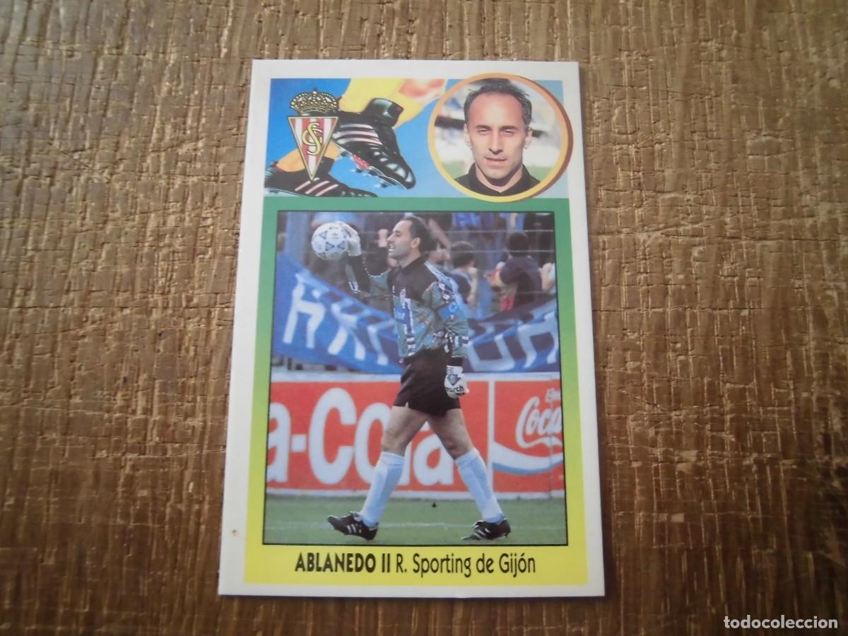 Cromos de F&uacute;tbol: ABLANEDO II SPORTING DE GIJ&Oacute;N LIGA 93-94 EDICIONES ESTE CROMO CART&Oacute;N RECUPERADO