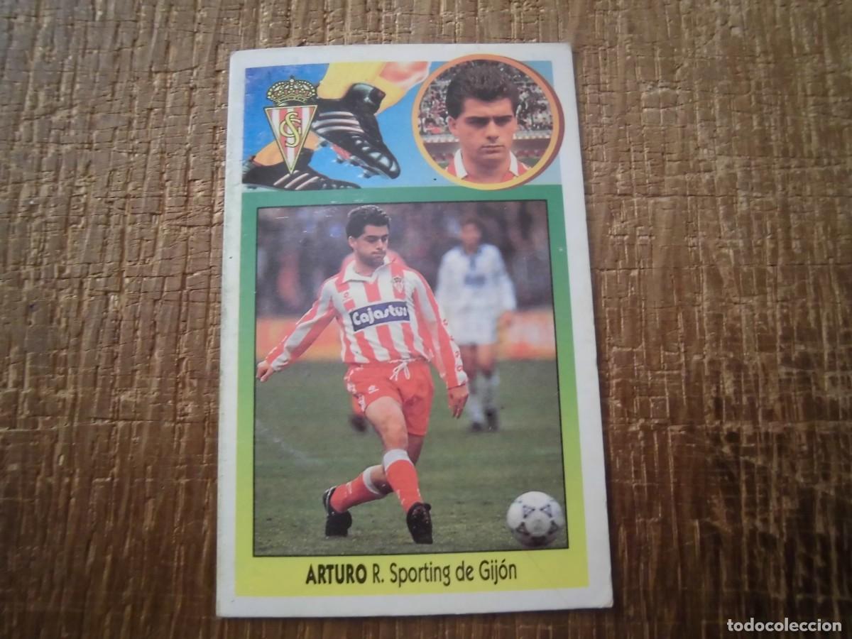 Cromos de F&uacute;tbol: ARTURO SPORTING DE GIJ&Oacute;N LIGA 93-94 EDICIONES ESTE CROMO CART&Oacute;N RECUPERADO