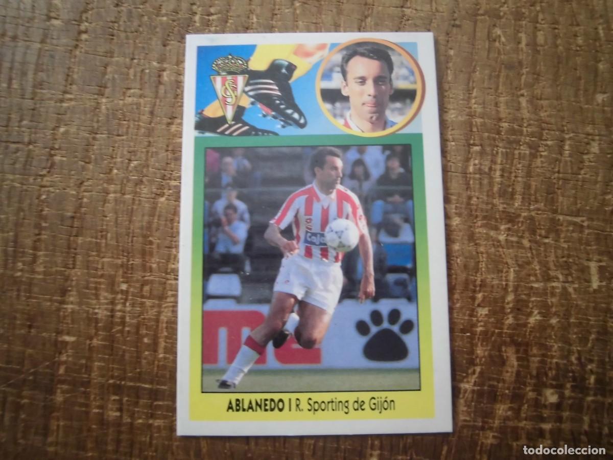 Cromos de F&uacute;tbol: ABLANEDO I SPORTING DE GIJ&Oacute;N LIGA 93-94 EDICIONES ESTE CROMO CART&Oacute;N RECUPERADO